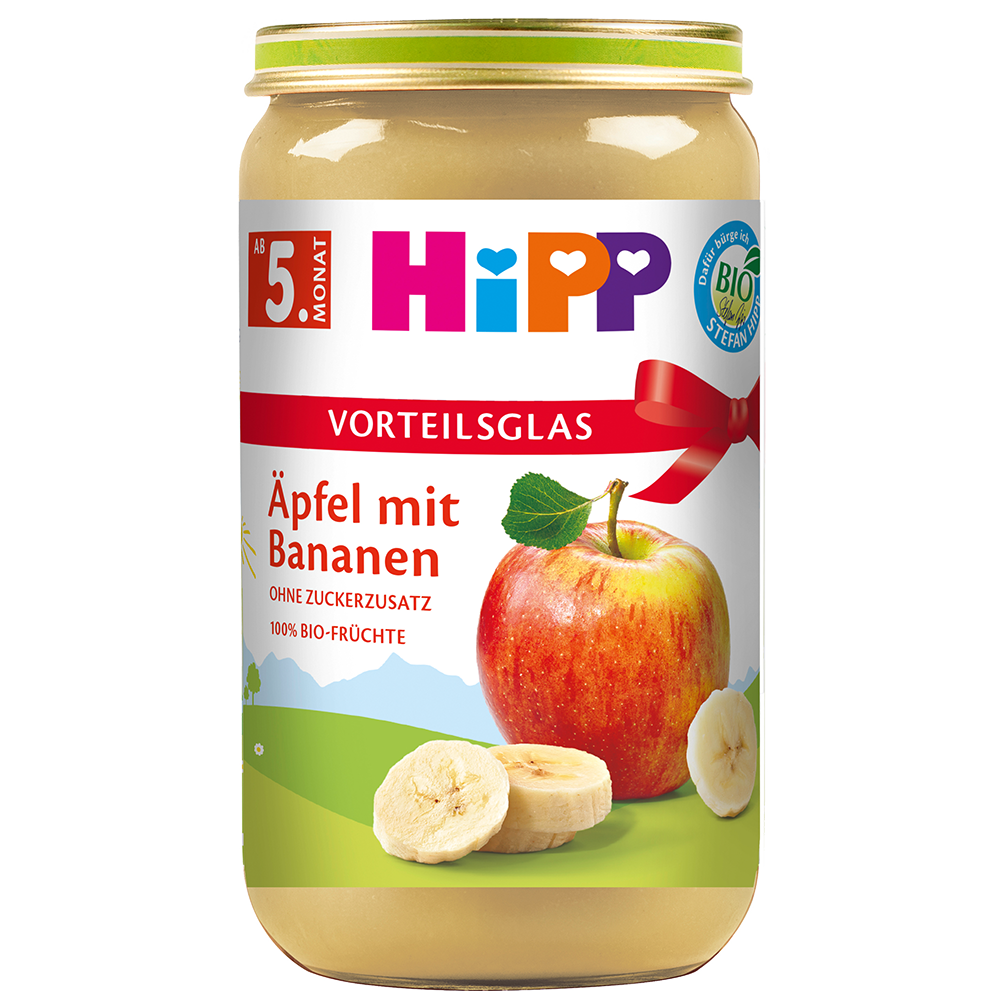 Bild: HiPP Äpfel mit Bananen 