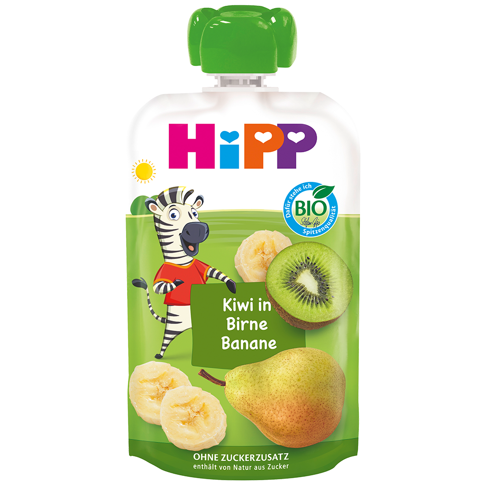 Bild: HiPP Quetschie Kiwi in Birne Banane 