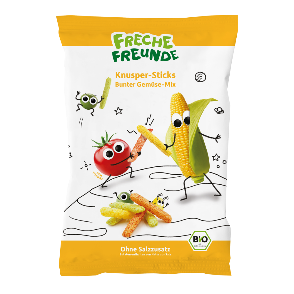 Bild: Freche Freunde Knusper Sticks Bunter Gemüse Mix