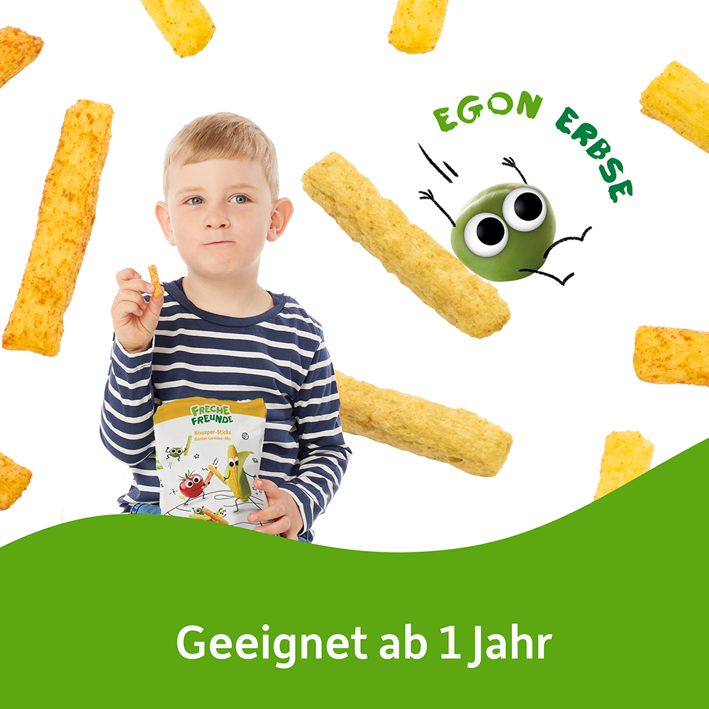 Bild: Freche Freunde Knusper Sticks Bunter Gemüse Mix