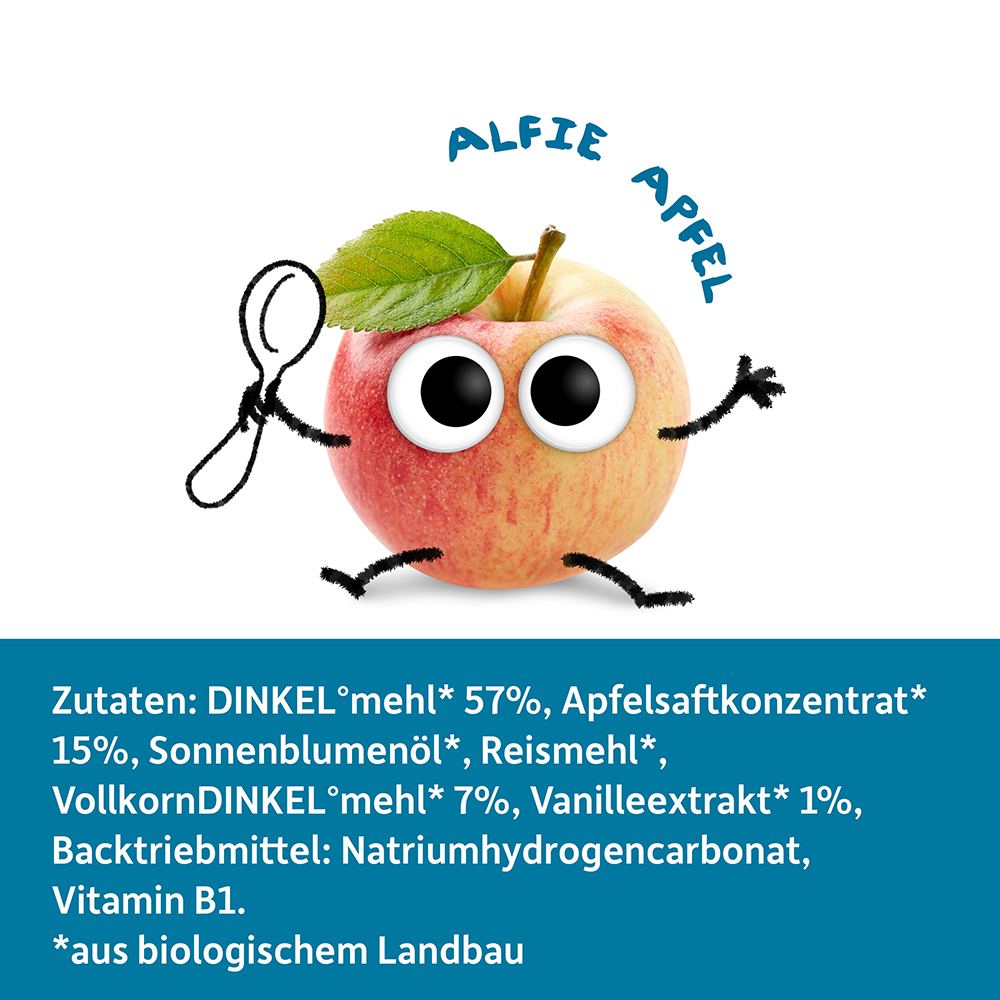 Bild: Freche Freunde Babykeks Dinkel, Apfel und Vanille 