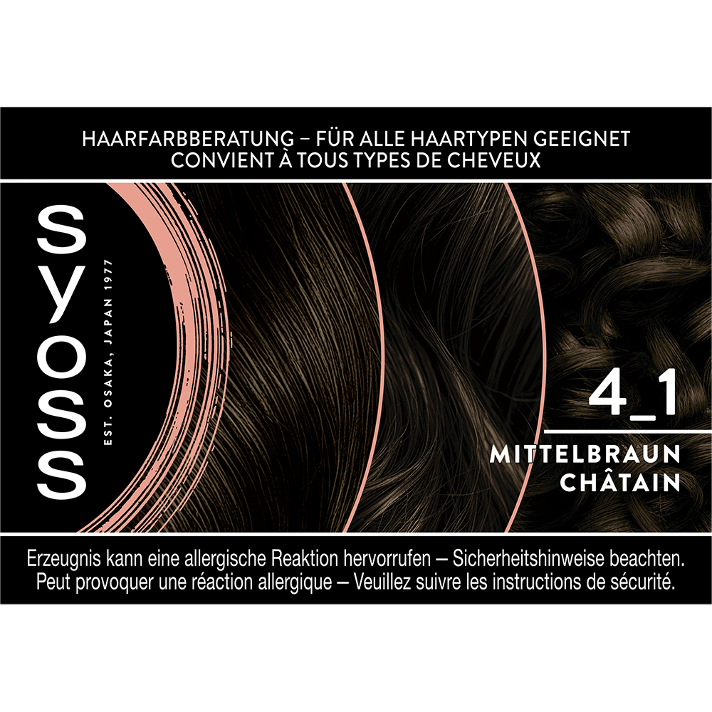 Bild: syoss Permanente Coloration mittelbraun