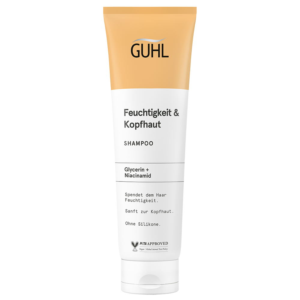 Bild: GUHL Shampoo Feuchtigkeit und Kopfhaut 