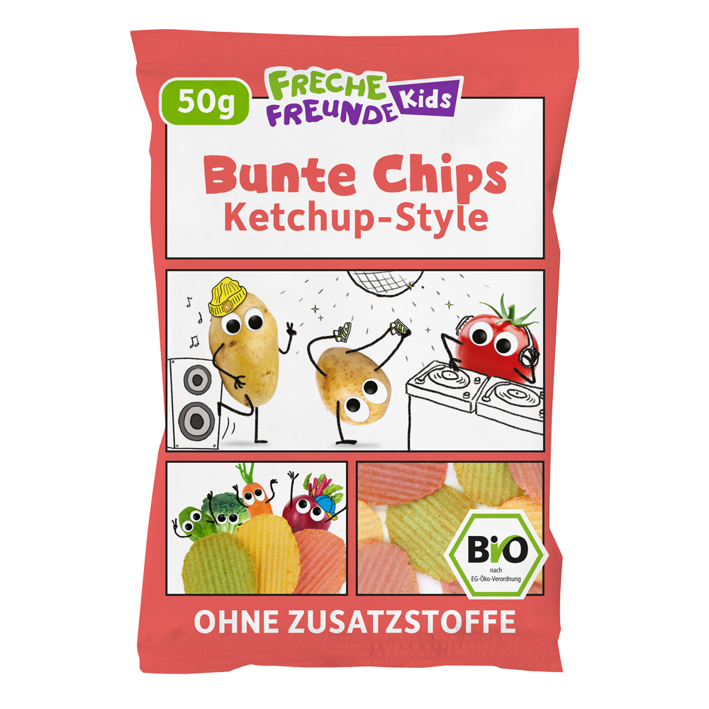 Bild: Freche Freunde Bunte Chips Ketchup Style 