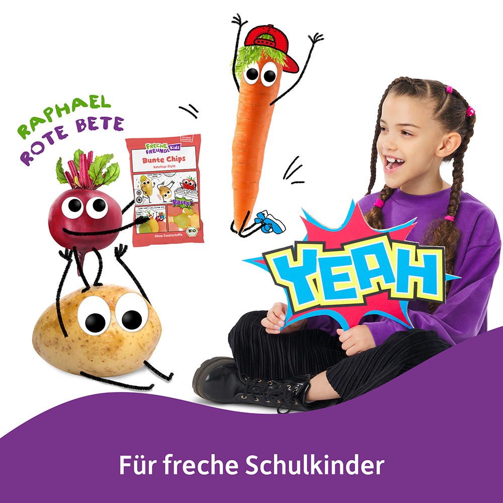 Bild: Freche Freunde Bunte Chips Ketchup Style 