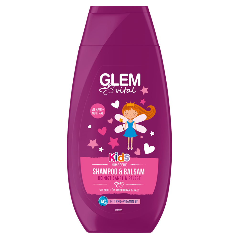 Bild: GlemVital Kids Shampoo & Balsam Himbeere