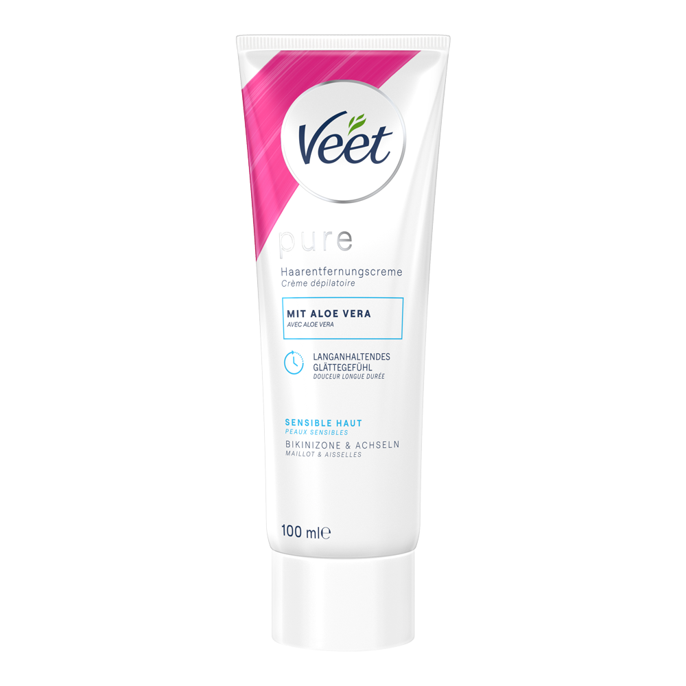 Bild: Veet Pure Haarentfernungscreme Bikini Zone und Achseln