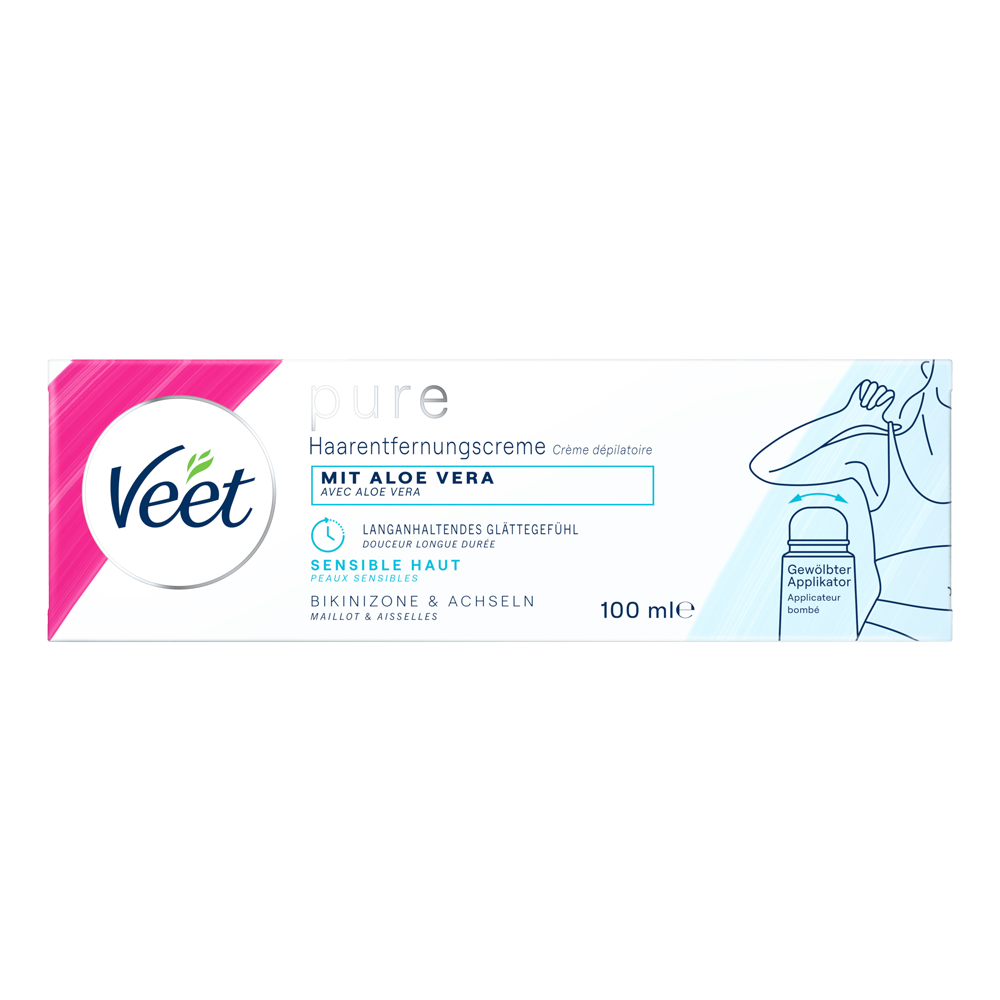 Bild: Veet Pure Haarentfernungscreme Bikini Zone und Achseln
