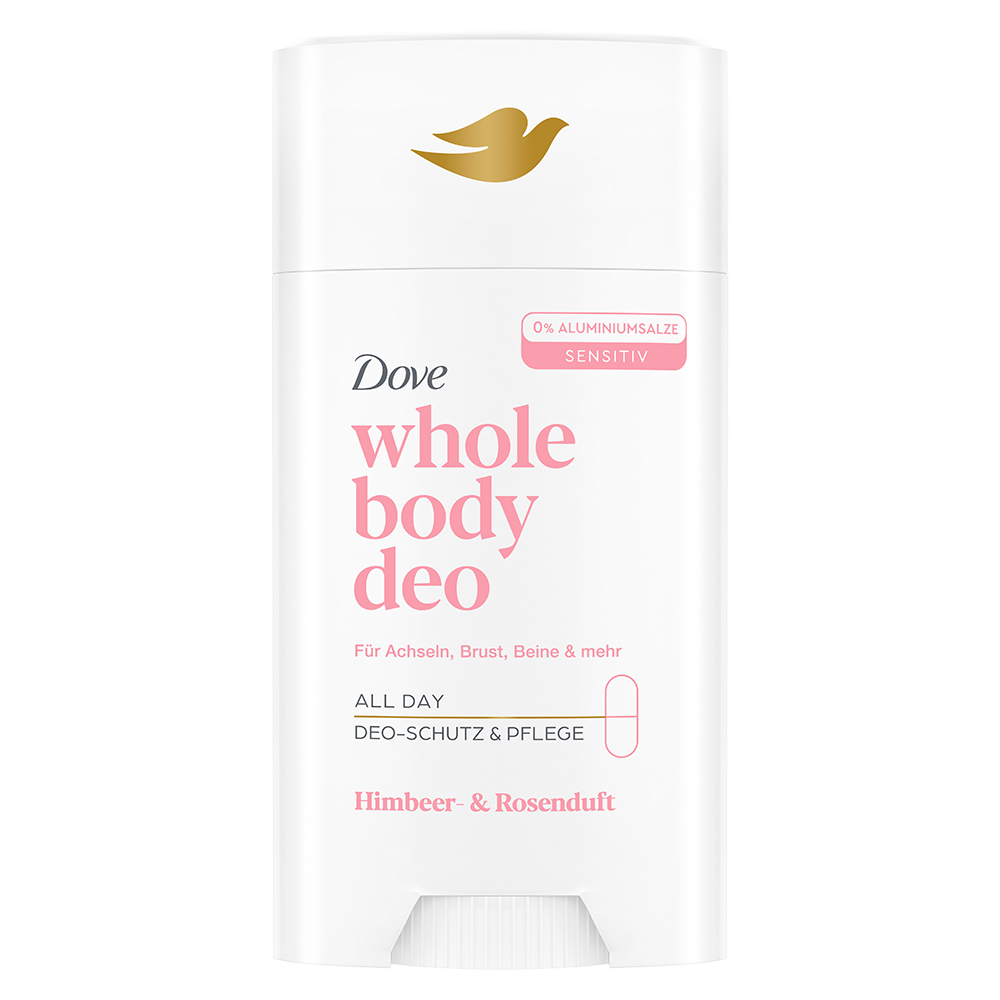 Bild: Dove Whole Body Deo Stick Himbeer und Rosenduft 
