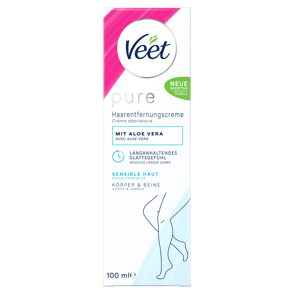 Bild: Veet Haarentfernungscreme Sensible Haut 