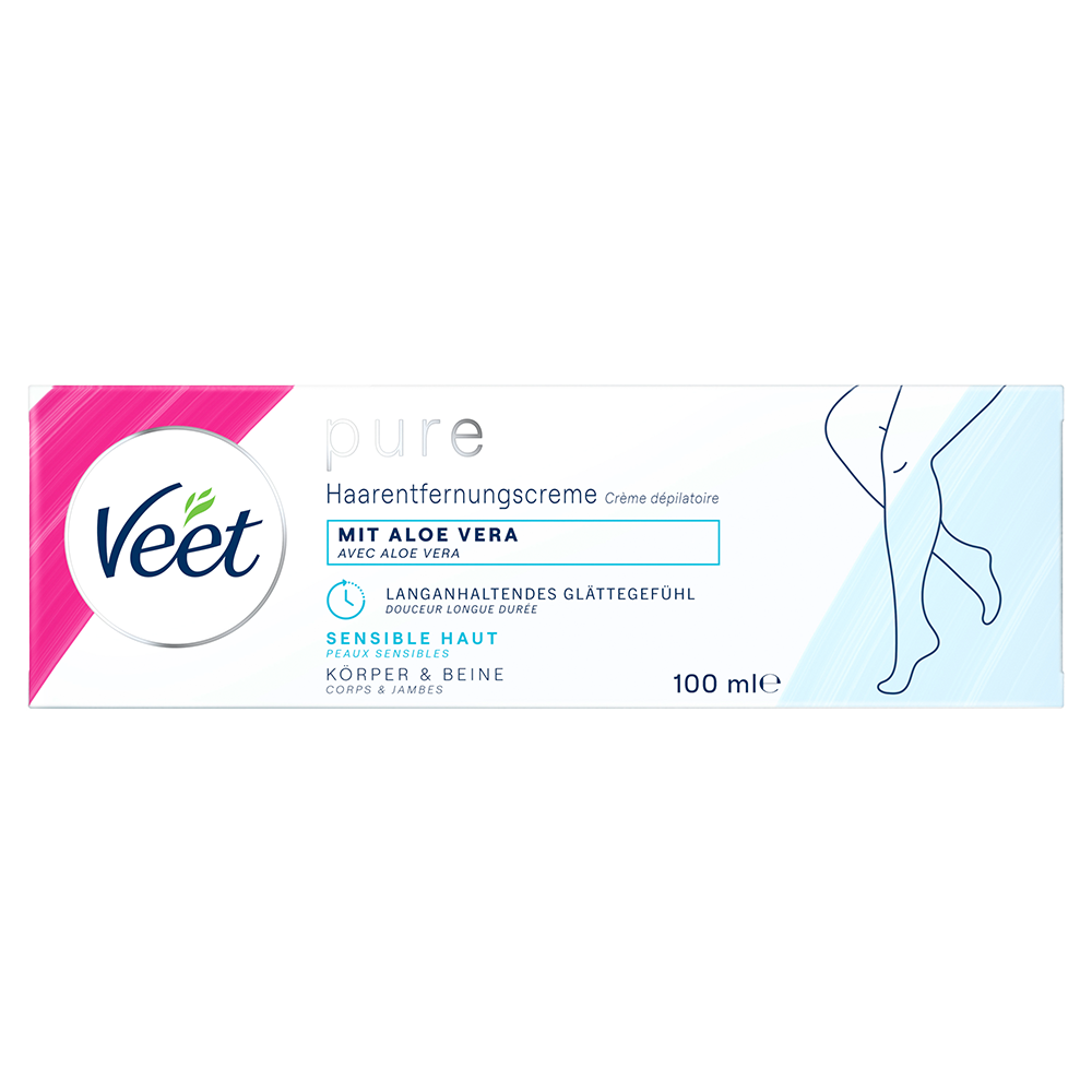 Bild: Veet Haarentfernungscreme Sensible Haut 