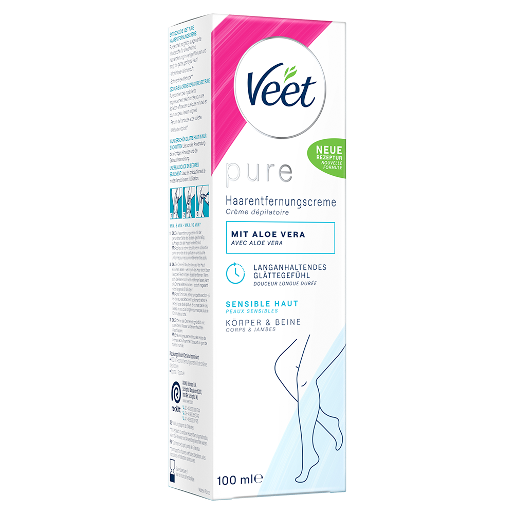 Bild: Veet Haarentfernungscreme Sensible Haut 