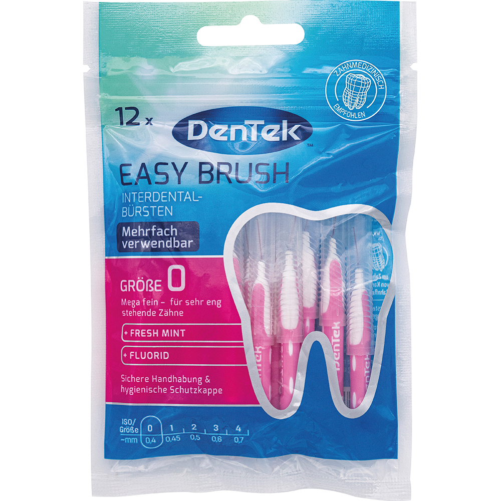 Bild: DenTek Interdentalbürsten Easy Brush Größe 0 
