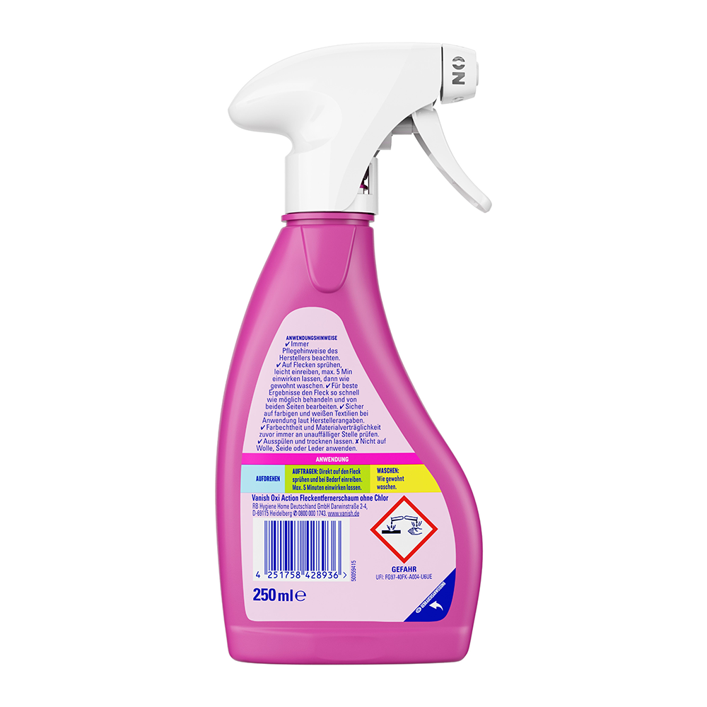 Bild: Vanish OxiAction Multi-Flecken Gold Vorwaschspray 