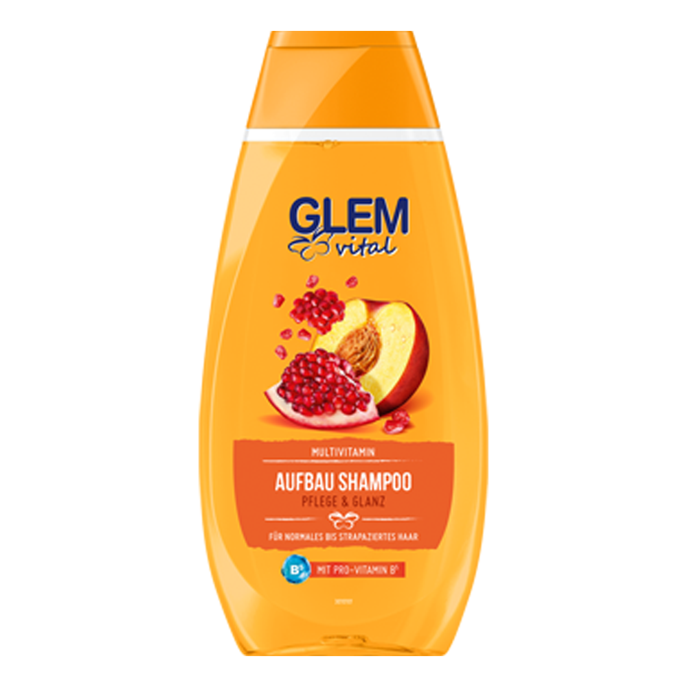 Bild: GlemVital Aufbau Shampoo Pflege & Glanz Multivitamin 