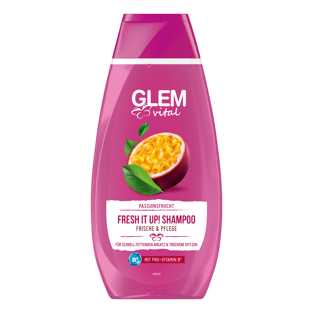 Bild: GlemVital Shampoo Fresh it up! Passionsfrucht