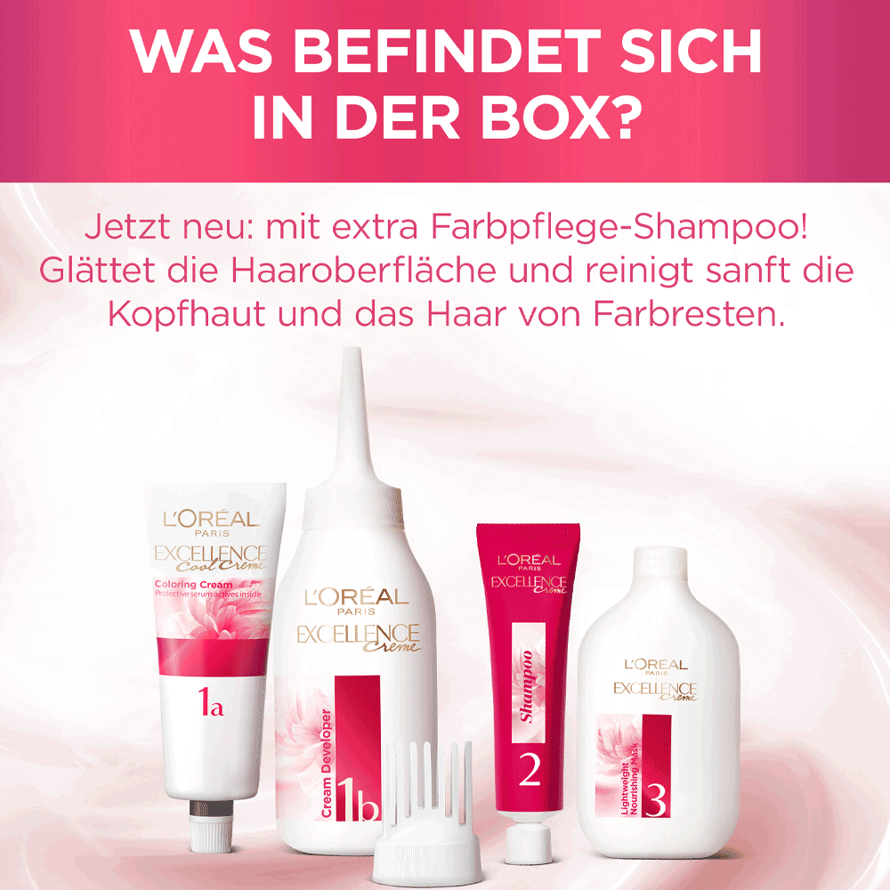 Bild: L'ORÉAL PARIS Excellence Creme-Coloration dunkelbraun