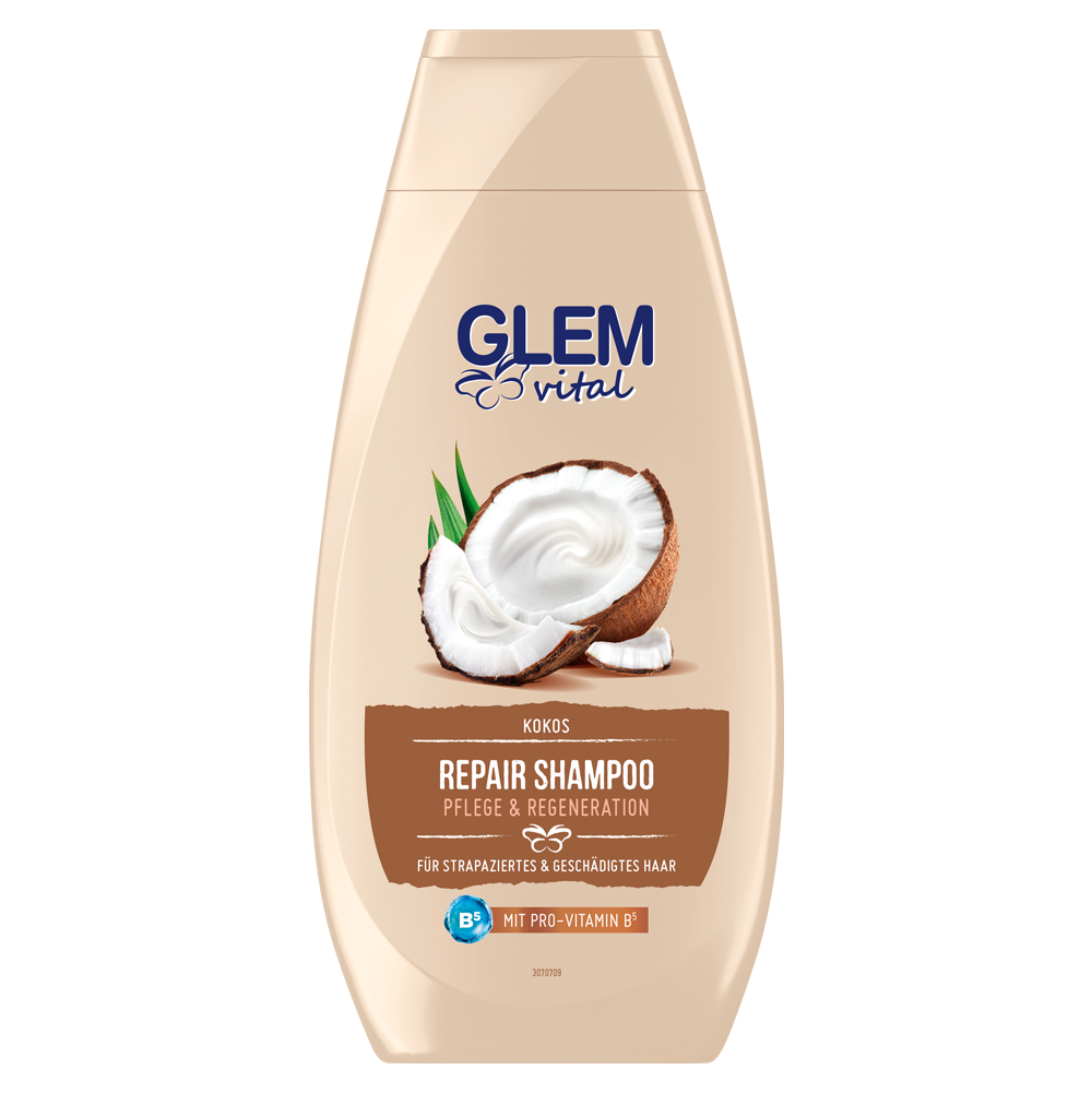 Bild: GlemVital Shampoo Repair Kokos 