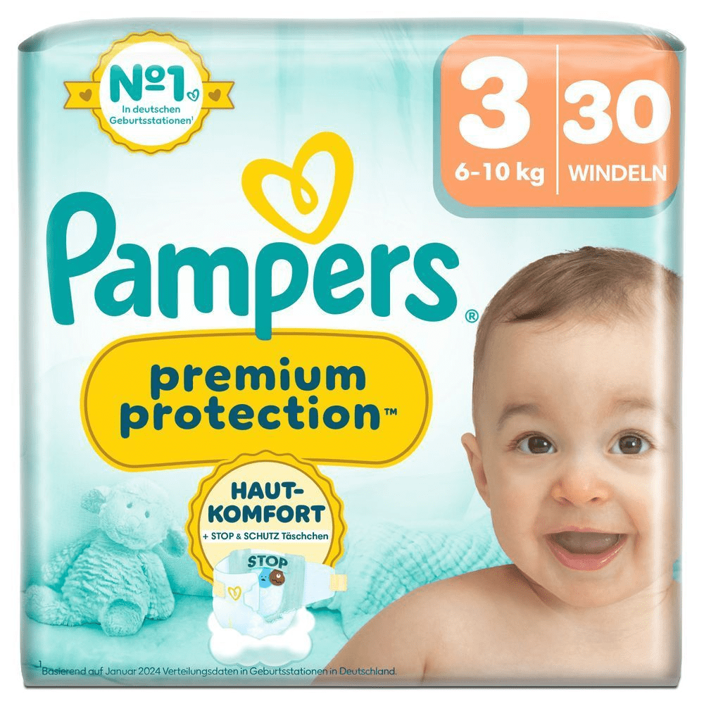 Bild: Pampers Premium Protection Größe 3, 6kg-10kg 