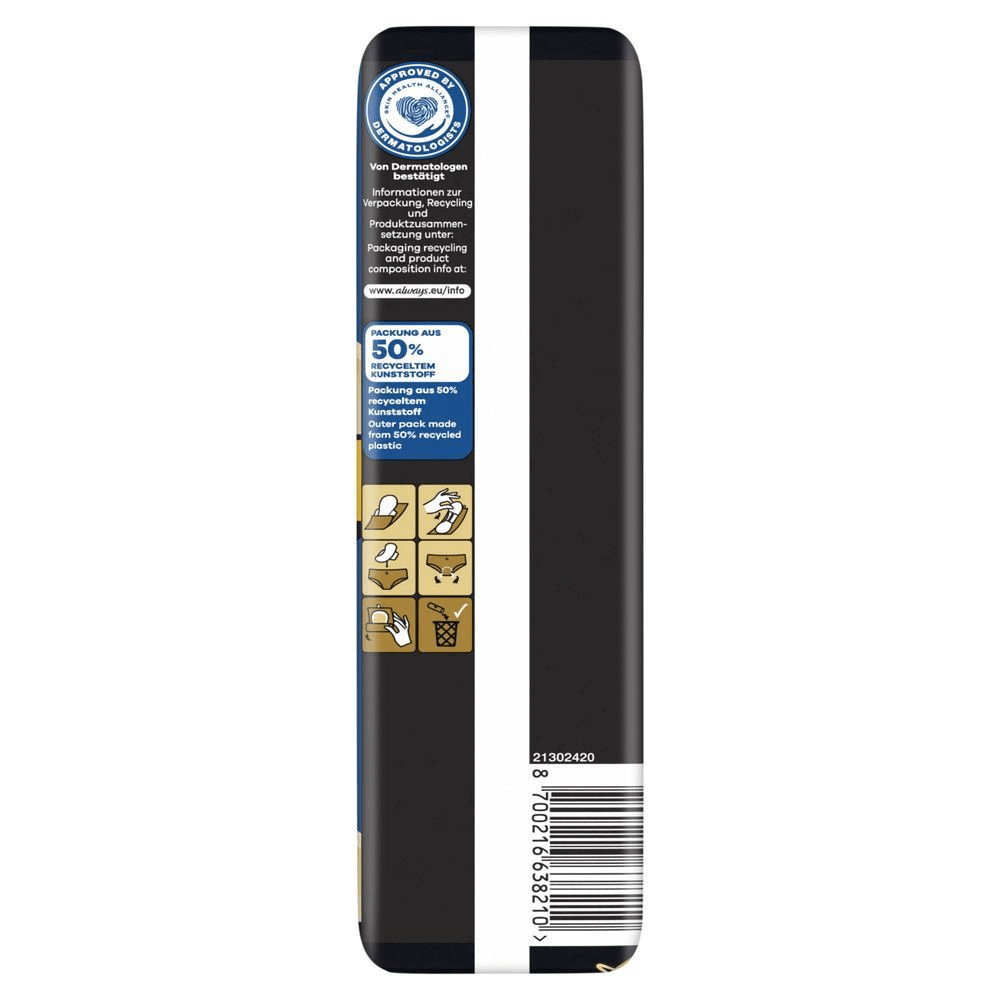Always Ultra Secure Night Extra Binden Verpackung;