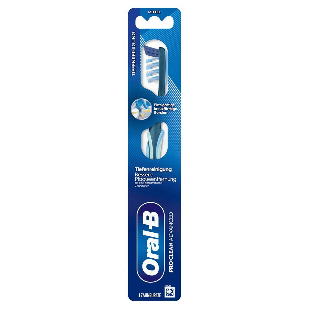 Bild: Oral-B PRO-CLEAN ADVANCED Handzahnbürste, Medium Borsten 