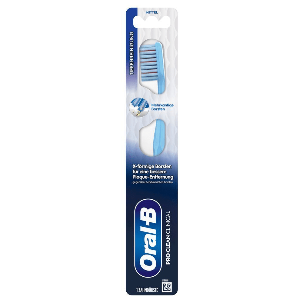 Bild: Oral-B PRO-CLEAN CLINICAL Handzahnbürste, Medium Borsten