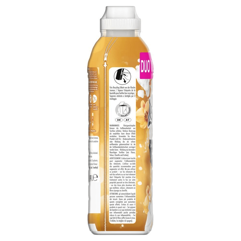 Lenor Weichspüler Flasche Seitenansicht