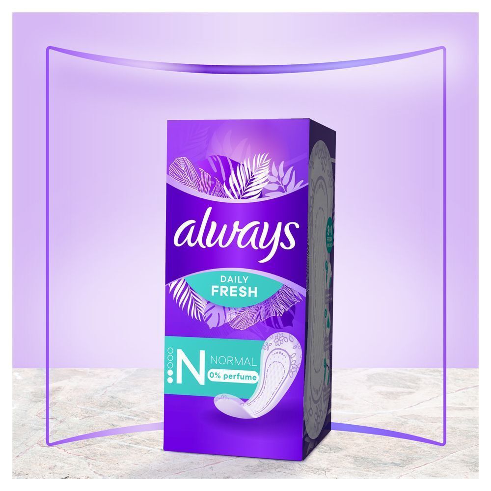 Always Daily Fresh Slipeinlagen, Normal, 0% Parfüm