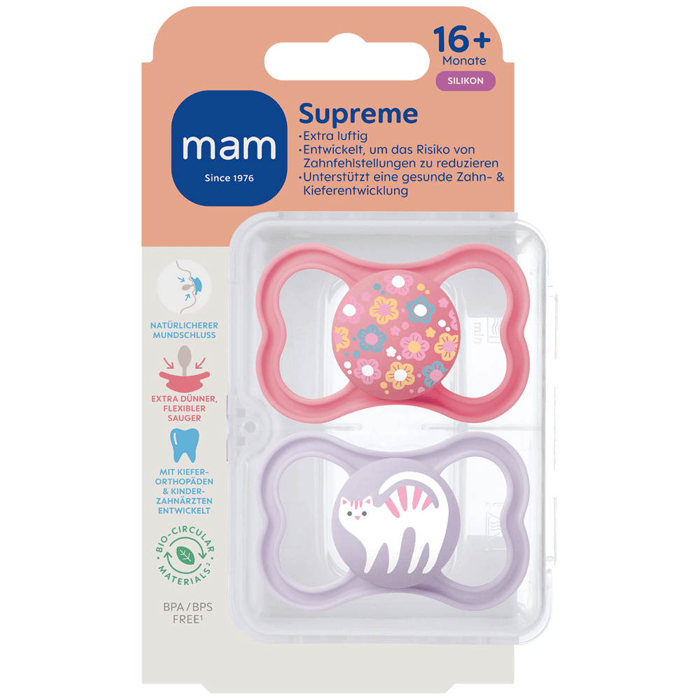 Bild: MAM Supreme Schnuller Silikon 16+ Monate