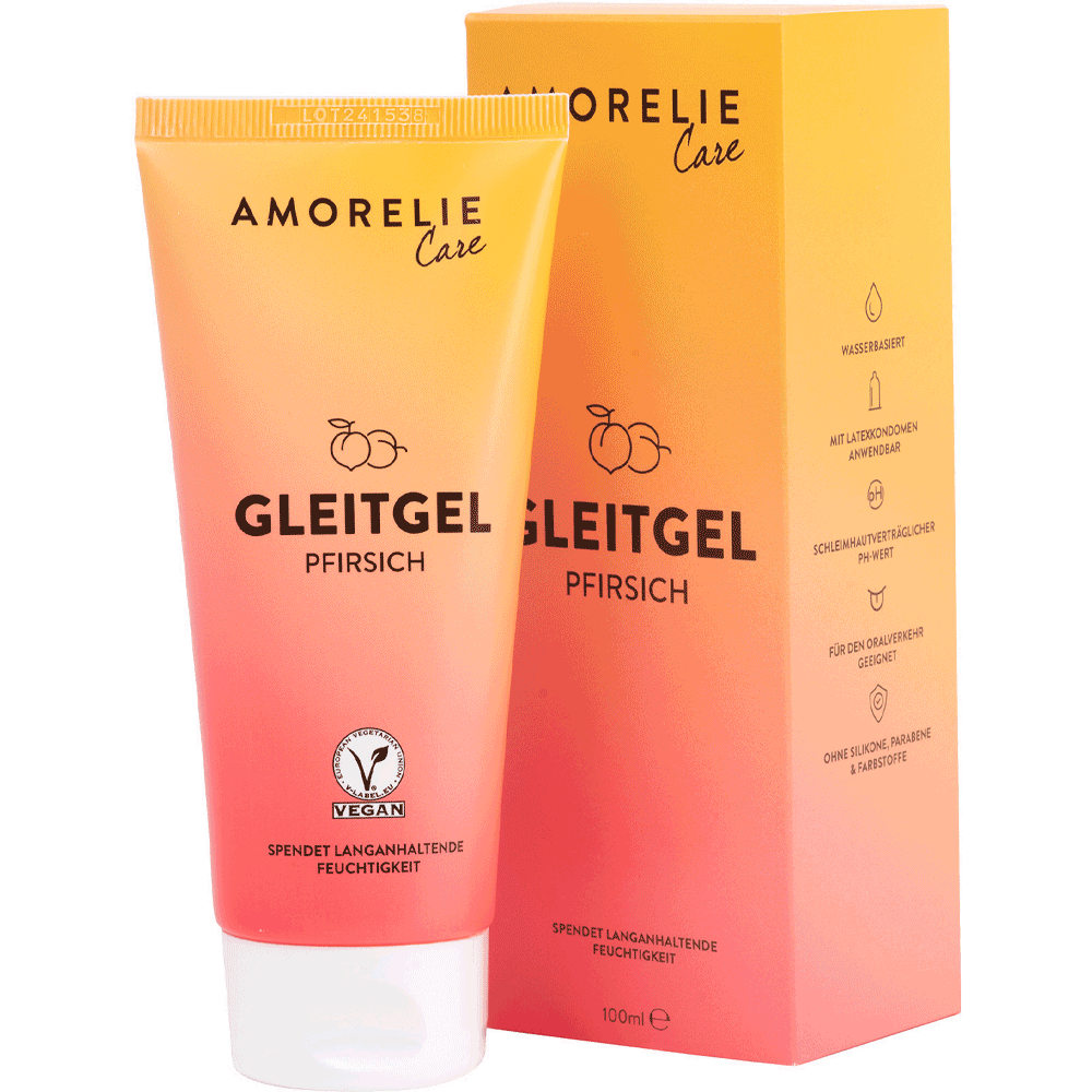 Bild: AMORELIE Gleitgel Pfirsich