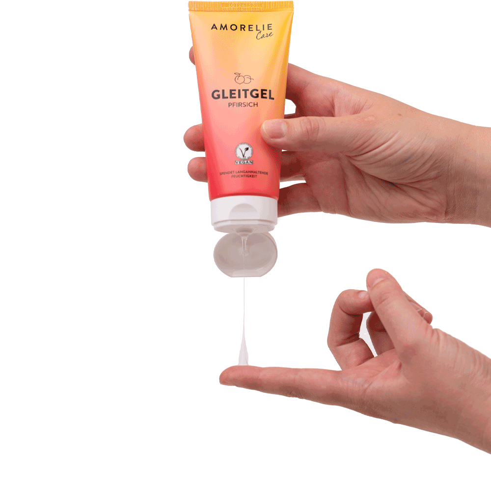Bild: AMORELIE Gleitgel Pfirsich
