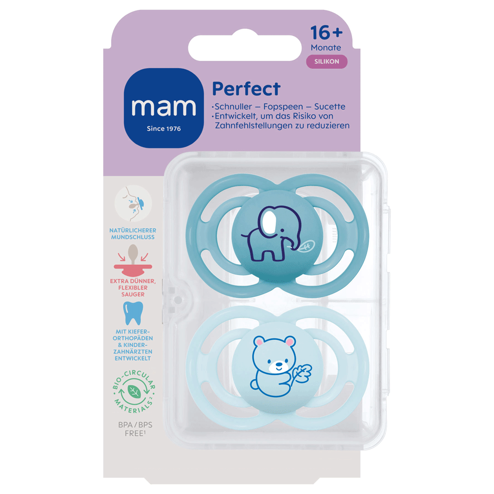 Bild: MAM Perfect Silikon Schnuller 16+ Monate 