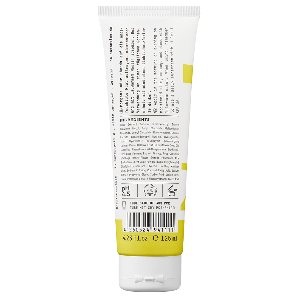 Bild: No Cosmetics AHA/ PHA Peeling Cleanser 