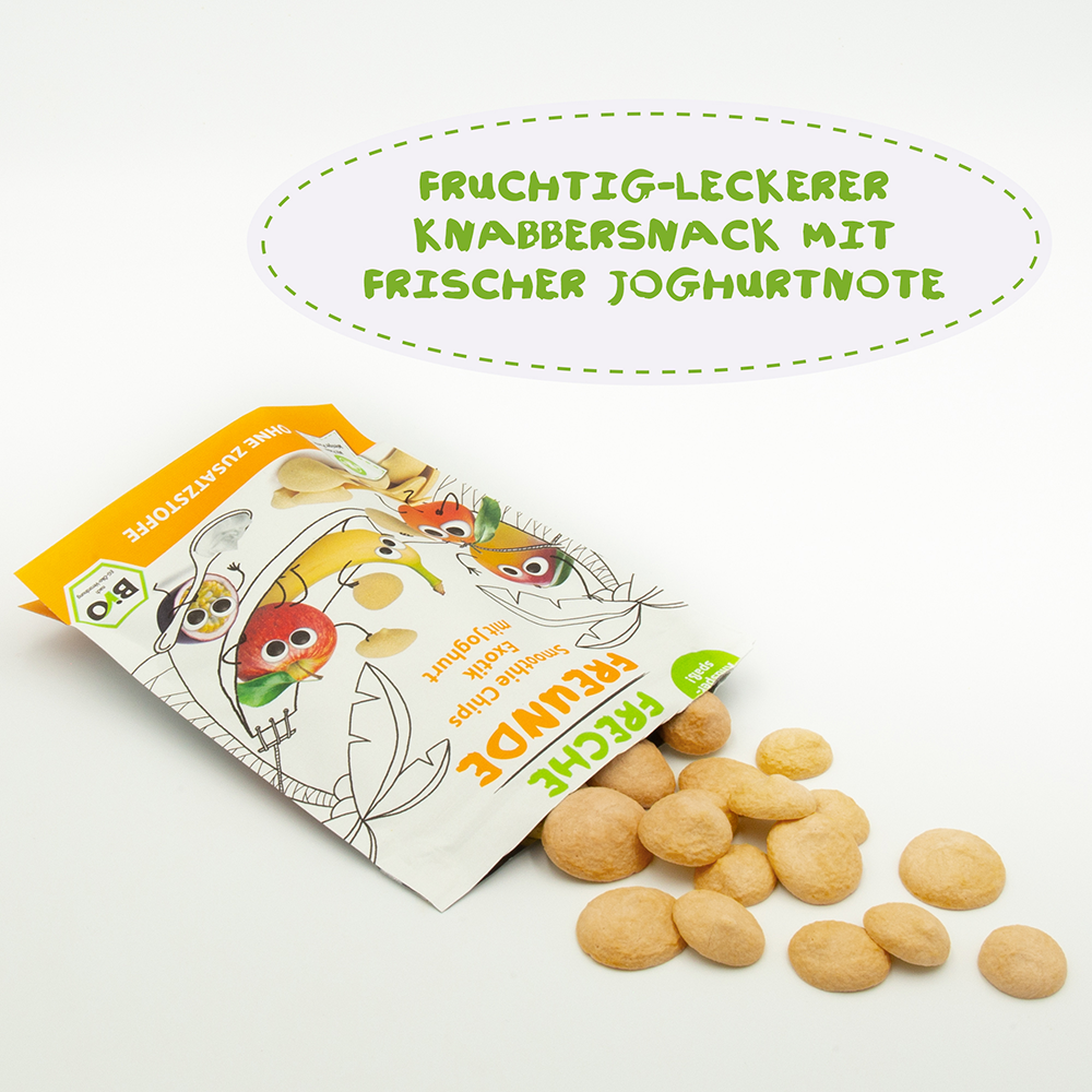 Bild: Freche Freunde Smoothie Chips Exotik mit Joghurt 