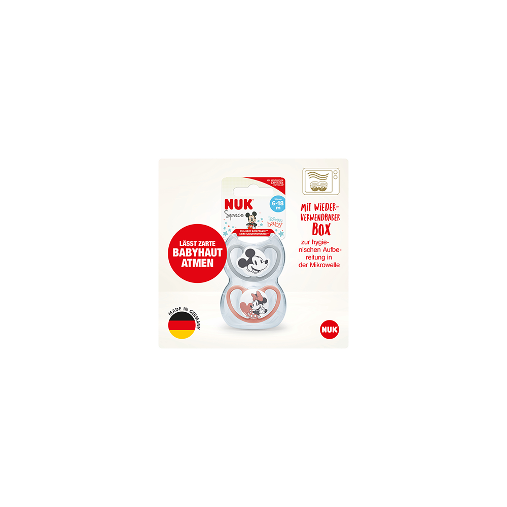 Bild: NUK Space Schnuller Mickey Gr. 3 