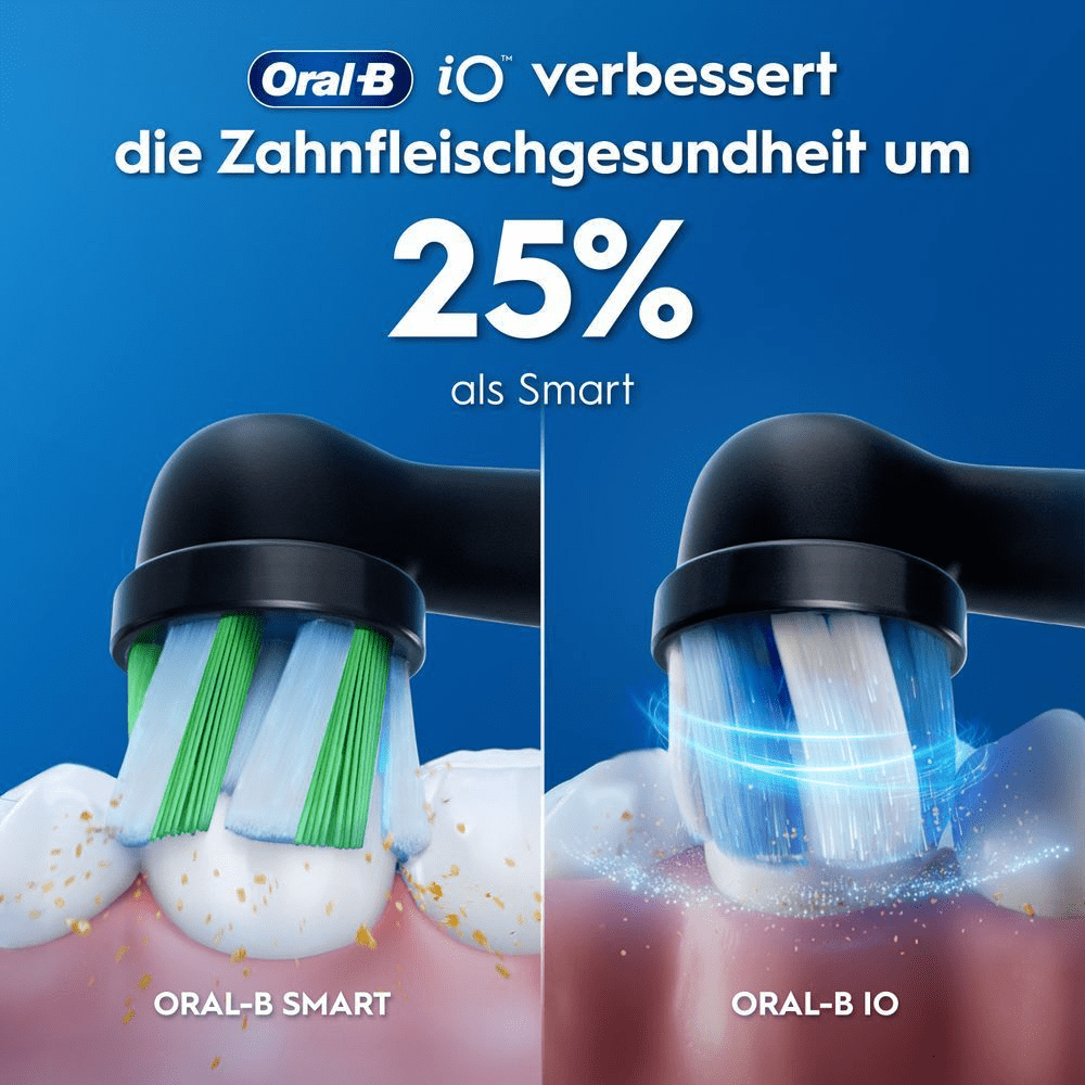 Bild: Oral-B iO 3 Elektrische Zahnbürste, Matt Black 