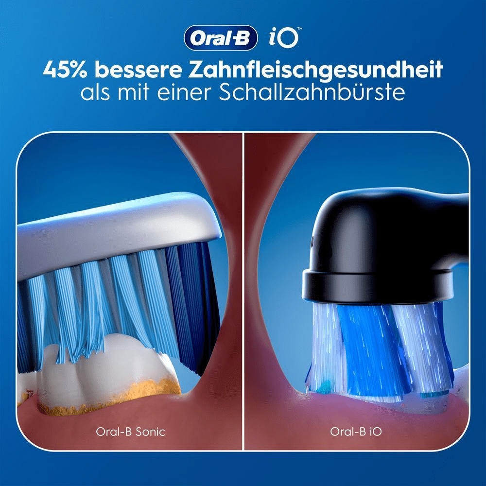 Bild: Oral-B iO 3 Elektrische Zahnbürste, Matt Black 