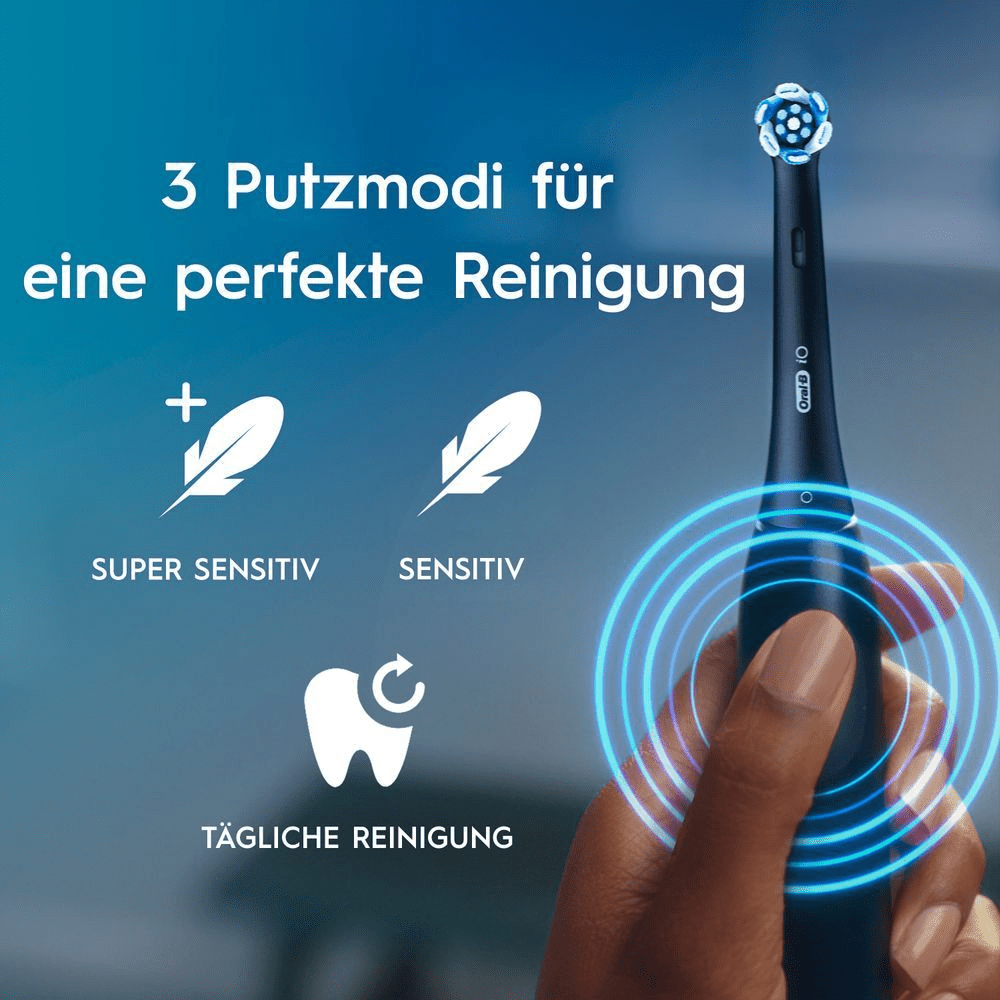 Bild: Oral-B iO Series 2 Elektrische Zahnbürste, Night Black / Forest Green 
