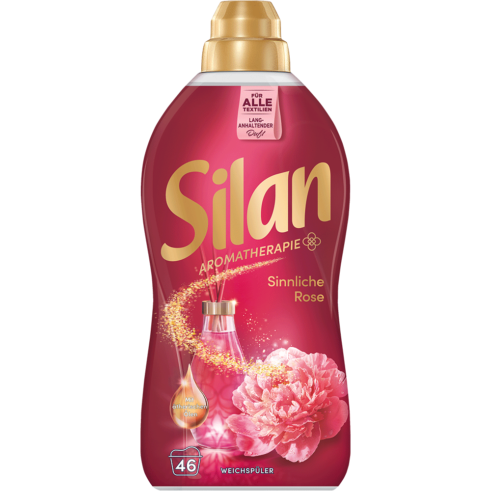 Bild: Silan Weichspüler Aromatherapie Sinnliche Rose 