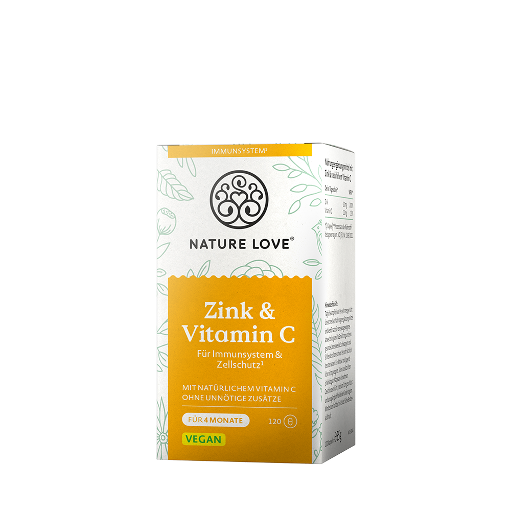 Bild: NATURE LOVE Zink und Vitamin C 