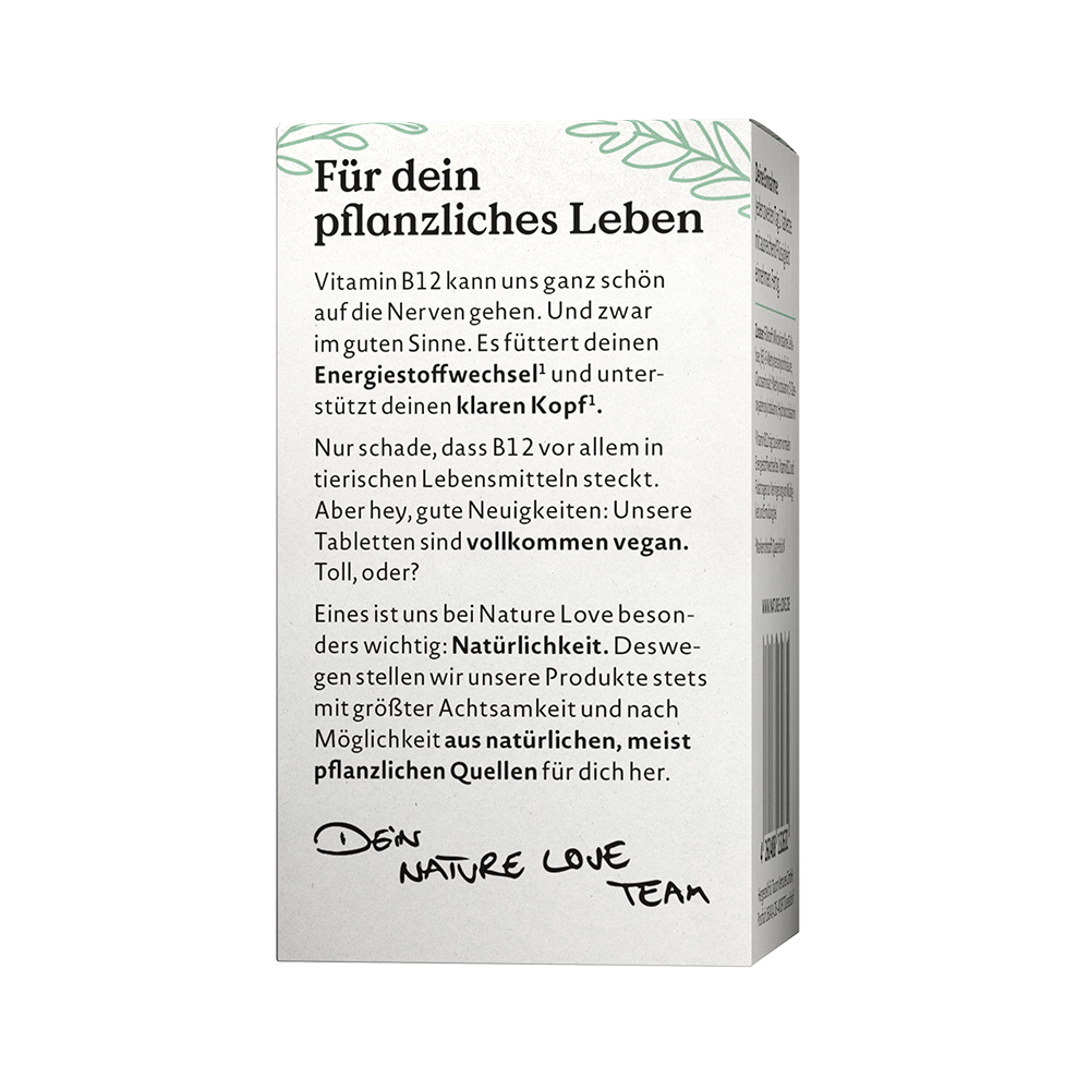 Bild: NATURE LOVE Vitamin B12 