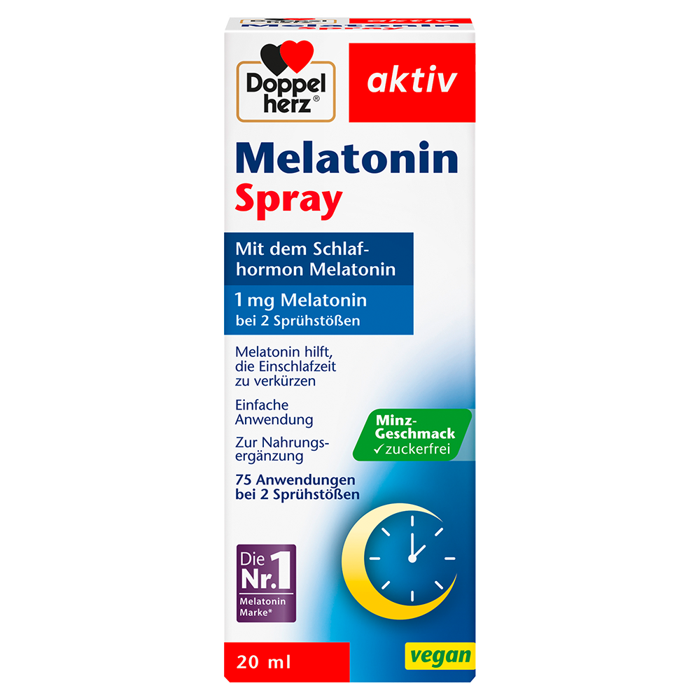 Bild: DOPPELHERZ Melatonin Spray 