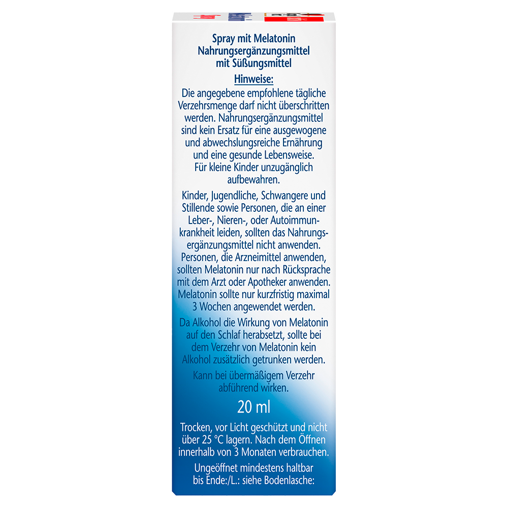 Bild: DOPPELHERZ Melatonin Spray 