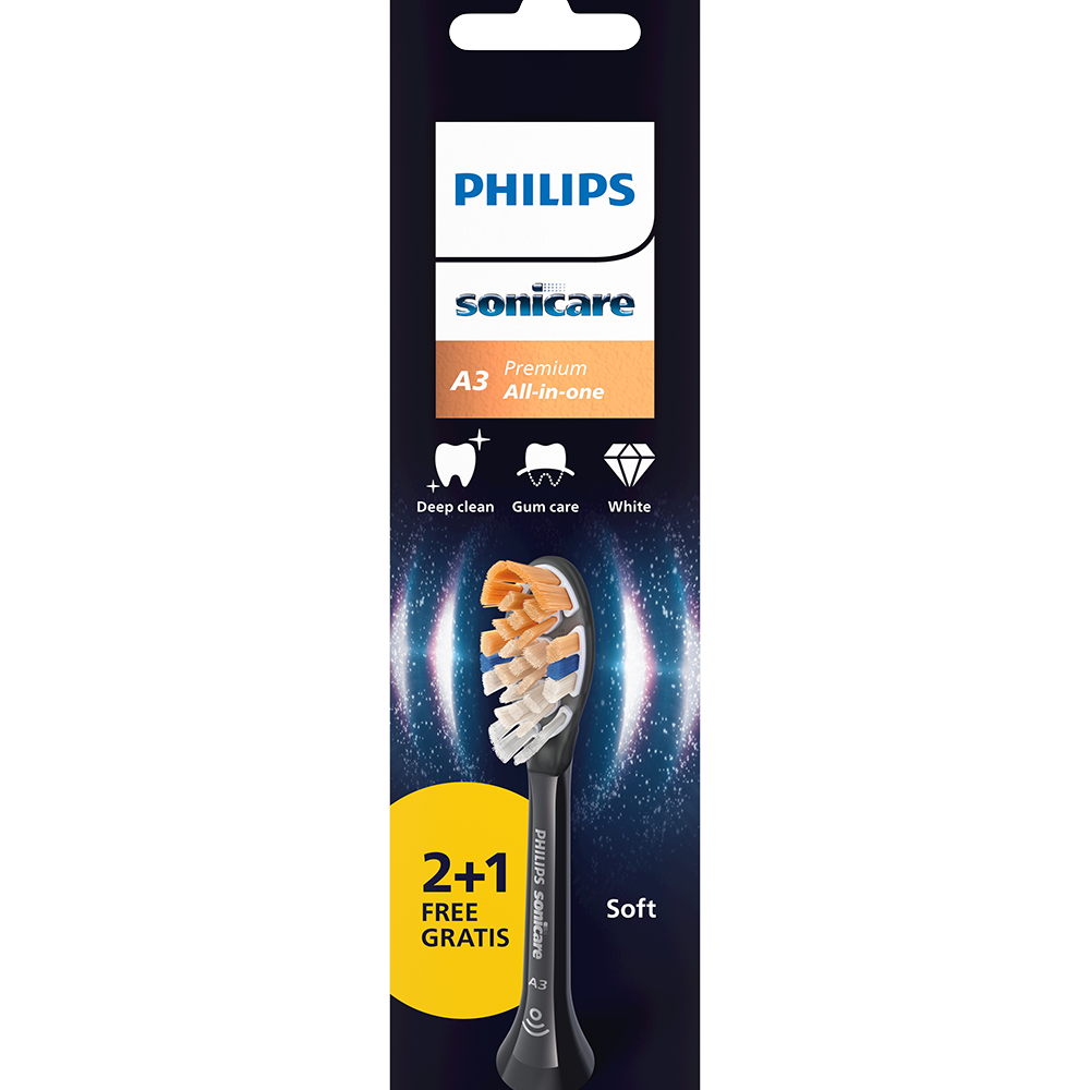 Bild: PHILIPS SONICARE Aufsteckbürsten A3 Premium All in One 