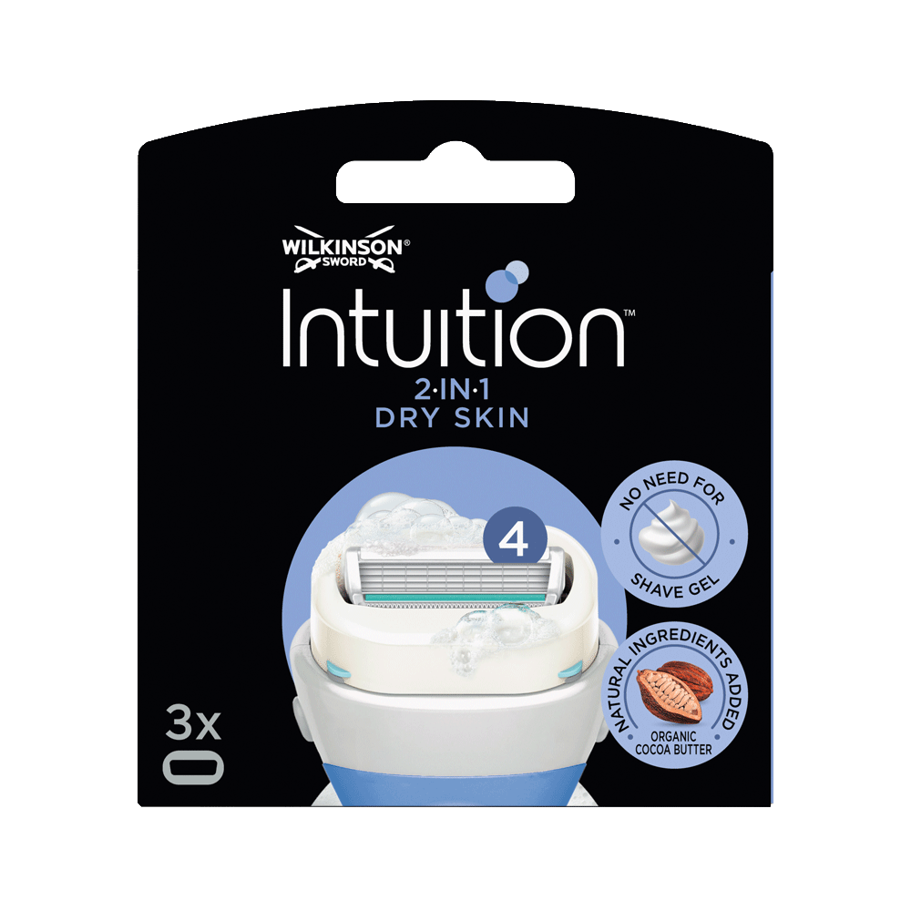 Bild: Wilkinson Intuition 2 in 1 Dry Skin Rasierklingen 
