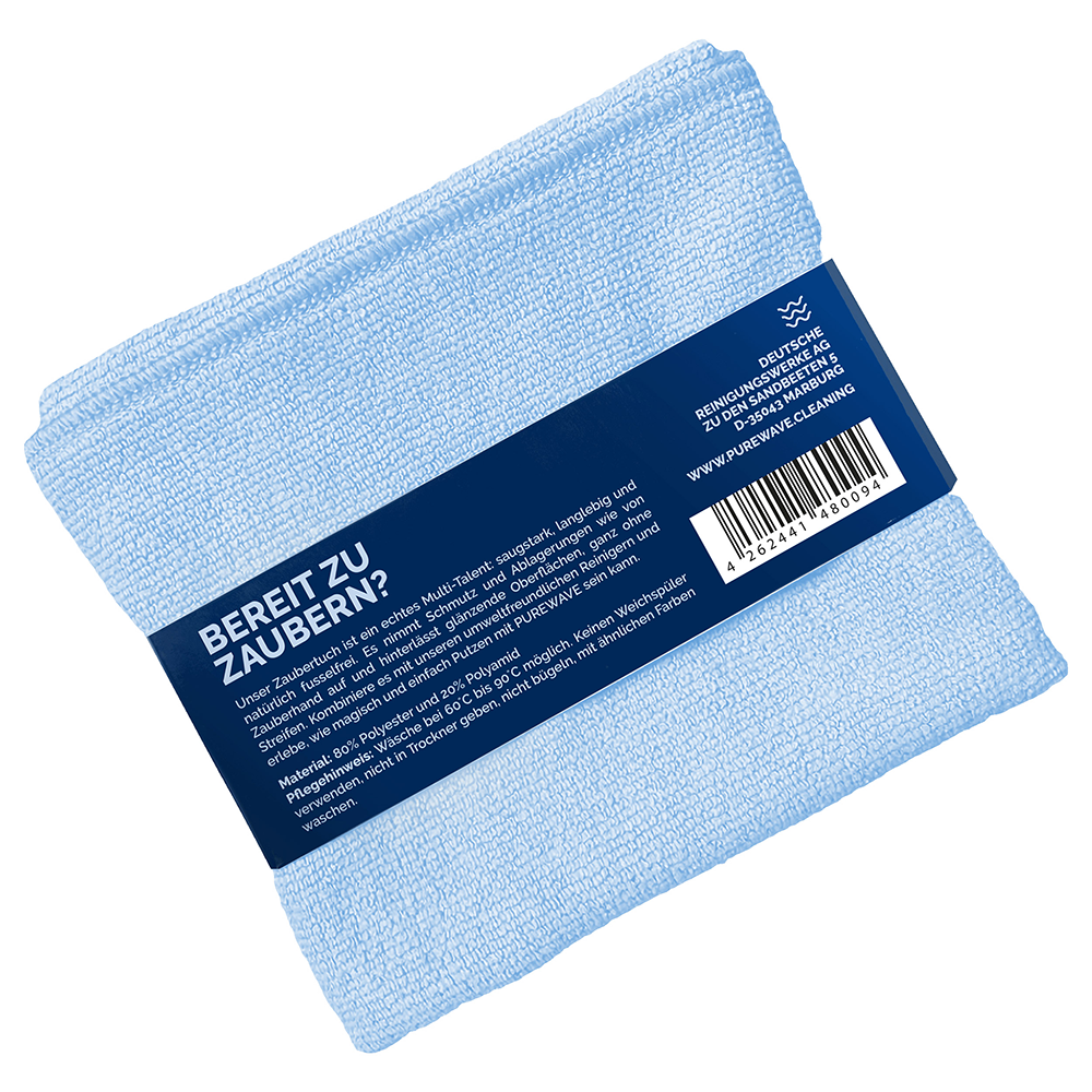 Bild: Purewave Zaubertuch Hellblau