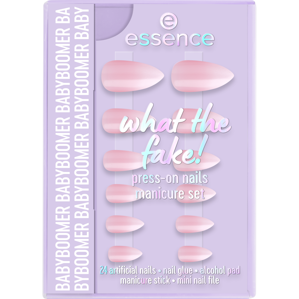 Bild: essence what the fake! PRESS-ON NAILS manicure set BABYBOOMER 03