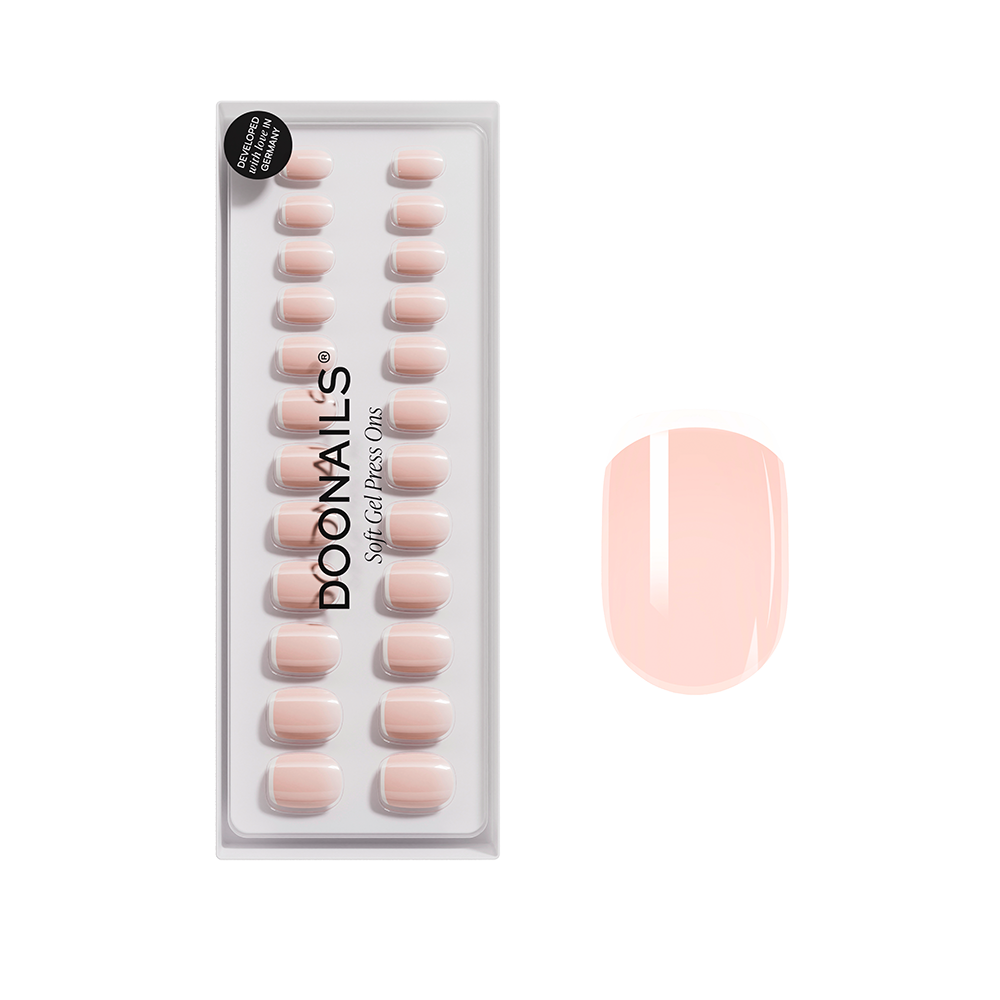Bild: DOONAILS Soft Gel Press Ons Classic French 
