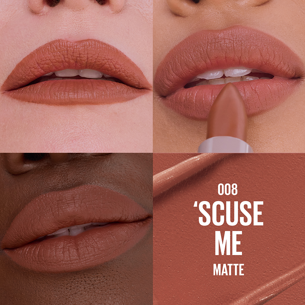 Bild: MAYBELLINE Serum-Lippenstift Scuse Me 008