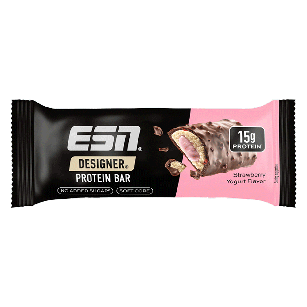 Bild: ESN Designer Protein Bar Strawberry Yogurt 
